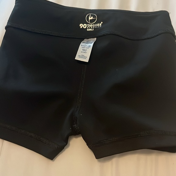 Two pairs Black dance / tumble shorts - Picture 7 of 8